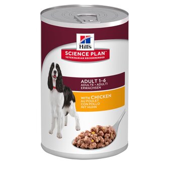 Hill&#039;s Science Plan Canine Adult Savoury Chicken 12x370 gr