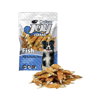 CALIBRA JOY CANINE CLASSIC SLICE FISH/CHICKEN 80G