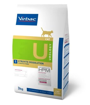 Virbac HPM Feline Urology Struvite Dissolution U1 3kg